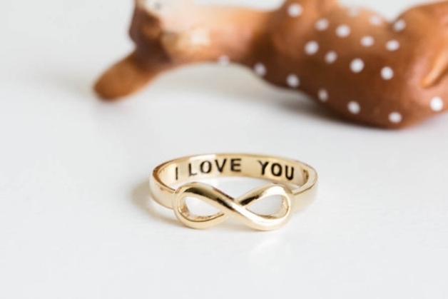 I Love You Infinity Ring, Love Ring,i Love You,wedding Ring,engagement Ring,eternity Ring,jewelry Ring, Infinity Ring